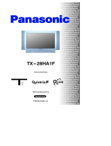 Panasonic TX28HA1F Handleiding