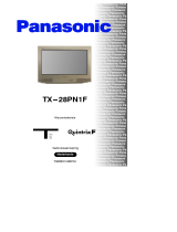 Panasonic TX28PN1F Handleiding