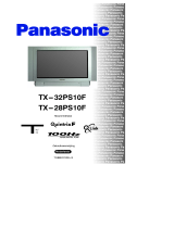 Panasonic tx 28 ps 10 de handleiding