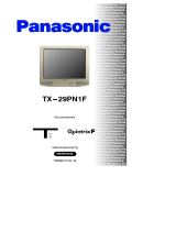 Panasonic TX29PN1F Handleiding