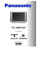 Panasonic TX29PS12D de handleiding