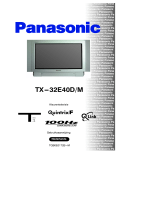 Panasonic TX32E40DM Handleiding