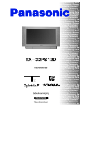 Panasonic TX32PS12D Handleiding