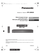Panasonic DPUB820EF Handleiding