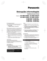 Panasonic KXMB1520NL Handleiding