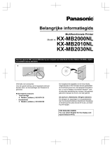 Panasonic KXMB2010NL Handleiding