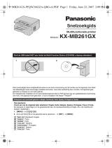 Panasonic KXMB261GX Handleiding