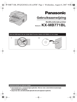 Panasonic KX-MB771BL de handleiding