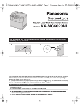 Panasonic KXMC6020NL Handleiding