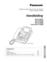 Panasonic KX-T7533 de handleiding