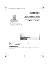 Panasonic KXTCD150NL Handleiding