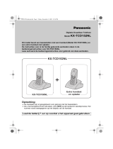 Panasonic KXTCD152NL Handleiding