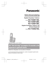 Panasonic KXTG6812BL de handleiding