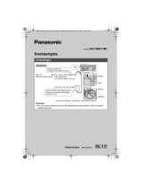 Panasonic KXTG8011BL Snelstartgids