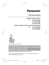 Panasonic KXTGC212NL Handleiding
