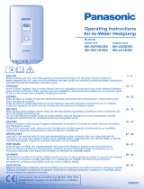 Panasonic WHSXF09D3E8 Handleiding