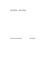 Aeg-Electrolux DD8760-M/S Handleiding