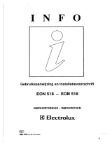 Electrolux EON518 Handleiding