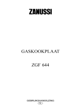 Zanussi ZGF644IXC Handleiding