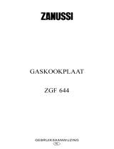 Zanussi ZGF644X Handleiding
