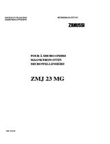 Zanussi ZMJ23MG Handleiding