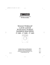 Zanussi - Electrolux F1025 Handleiding