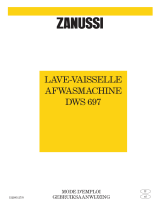Zanussi dws 697 x Handleiding