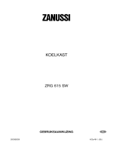 Zanussi ZRG615SW Handleiding