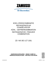 Zanussi-Electrolux ZD 19/5 BO Handleiding