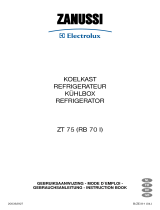 Zanussi-Electrolux ZT 75 Handleiding