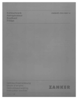 ZANKER ZKK9007U Handleiding