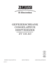 Zanker-Electrolux ZV116AO Handleiding