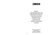 Zanussi Z21/9R Handleiding