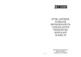 Zanussi ZI2002/2T Handleiding