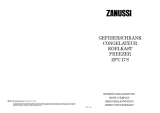 Zanussi ZFU17S Handleiding