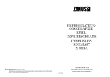 Zanussi ZI9321A Handleiding