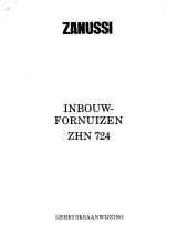 Zanussi ZHN724X Handleiding