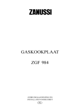 Zanussi ZGF984IX Handleiding