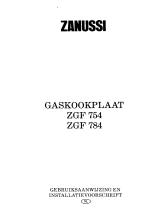Zanussi ZGF754IX Handleiding