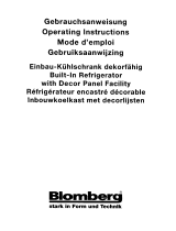 Blomberg KE1150 Handleiding