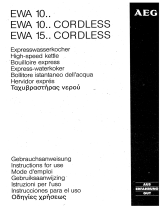 AEG EWA1003 Handleiding