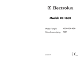 ELECTROLUX LOISIRS RC1600EGP Handleiding