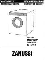 Zanussi ZANZD120R Handleiding