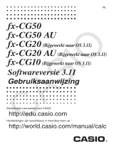 Casio fx-CG50UPD Handleiding