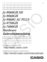 Casio fx-9860GII, fx-9860GII SD Handleiding