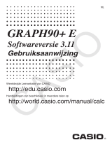 Casio GRAPH90+ E Softwareversie 3.11 Gebruiksaanwijzing