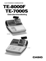 Casio TE-7000S Handleiding