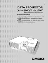Casio XJ-H2600, XJ-H2650 de handleiding