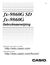 Casio fx-9860G, fx-9860G SD Handleiding