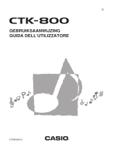 Casio CTK-800 Handleiding